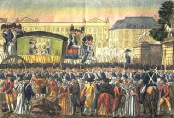 Le retour de Varennes - gravure populaire.JPG