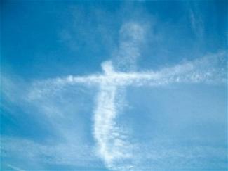 Notre Seigneur Jésus-Christ en Croix, dans un nuage.JPG