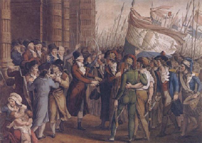 Sans-Culottes menacent les Girondins le 31 lai 1793 (Musée Carnavalet).JPG