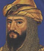 Saladin (1137-1193), Sultan d\'Egypte & de Syrie, d\'après une miniature arabe.JPG