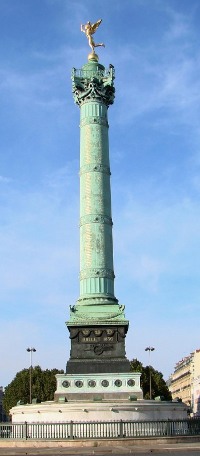 Colonne de juillet à la place de la Bastille
