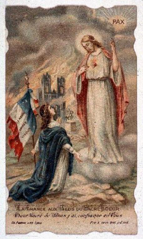 LA FRANCE AU PIED DU SACRE-COEUR.JPG